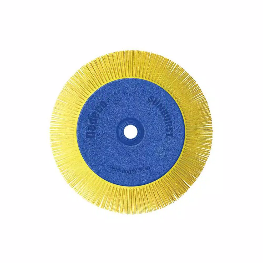 Best Pirce ✨ Dedeco Sunburst 8 In. X 1 In. 80-Grit TS Radial Discs Adjustable Arbor Coarse Thermoplastic Cleaning Tool 😍