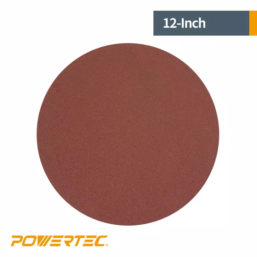 Hot Sale 𧨠POWERTEC 12 In. 100 Grit PSA Aluminum Oxide Self Stick Sanding Disc (10-Pack) π 6 Hot Sale 𧨠POWERTEC 12 In. 100 Grit PSA Aluminum Oxide Self Stick Sanding Disc (10-Pack) π - Image 4