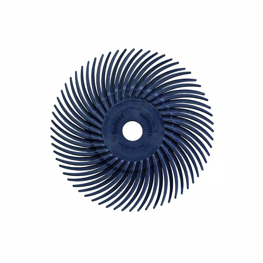 Best reviews of 🎉 Dedeco Sunburst 3 In. Radial Discs 3/8 In. 400-Grit Arbor Fine Thermoplastic Cleaning And Polishing Tool (12-Pack) 🔥