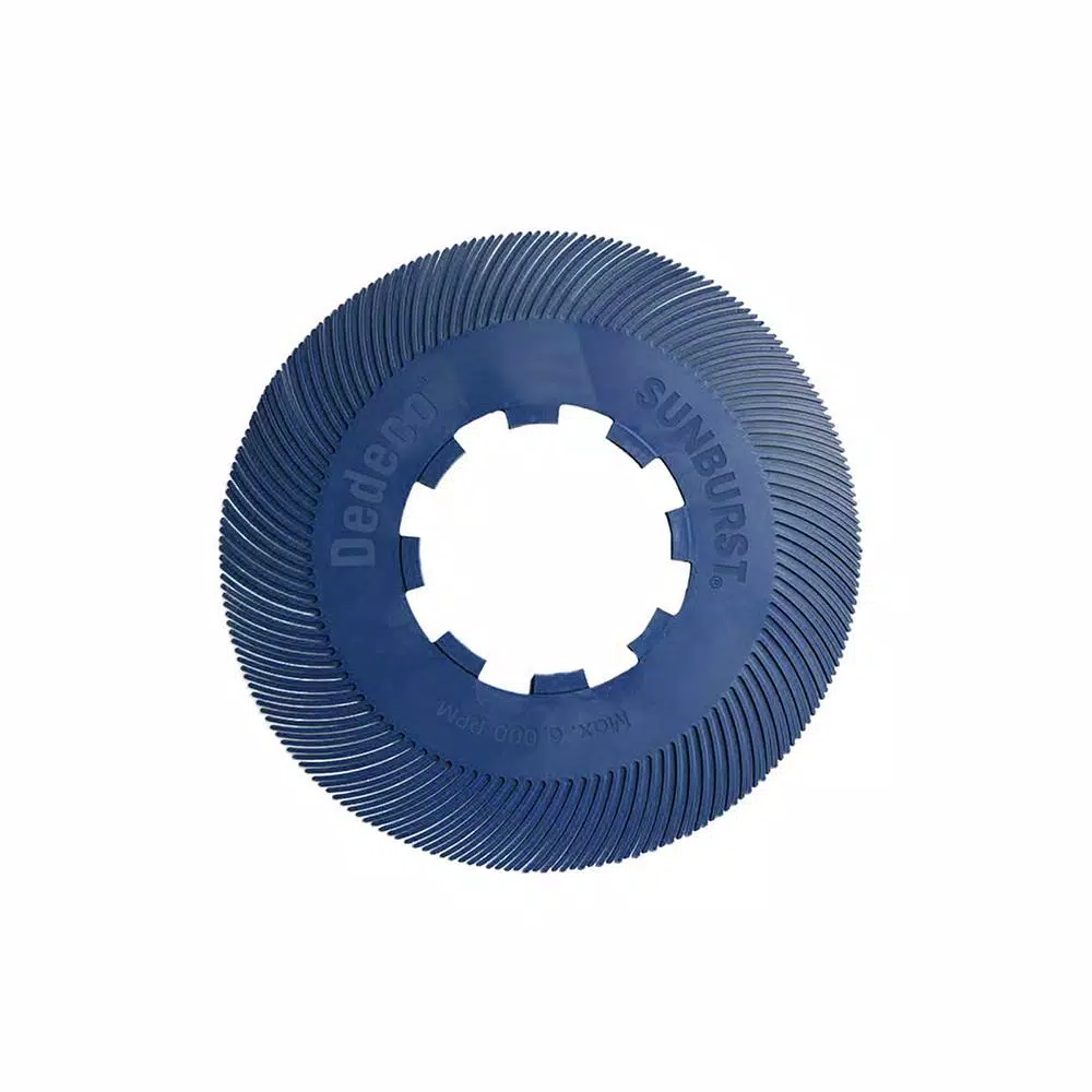 Best Sale 🎉 Dedeco Sunburst 7-5/8 In. 400-Grit TC Radial Discs 1 In. Arbor Fine Thermoplastic Cleaning And Polishing Tool (70-Pack) 😉