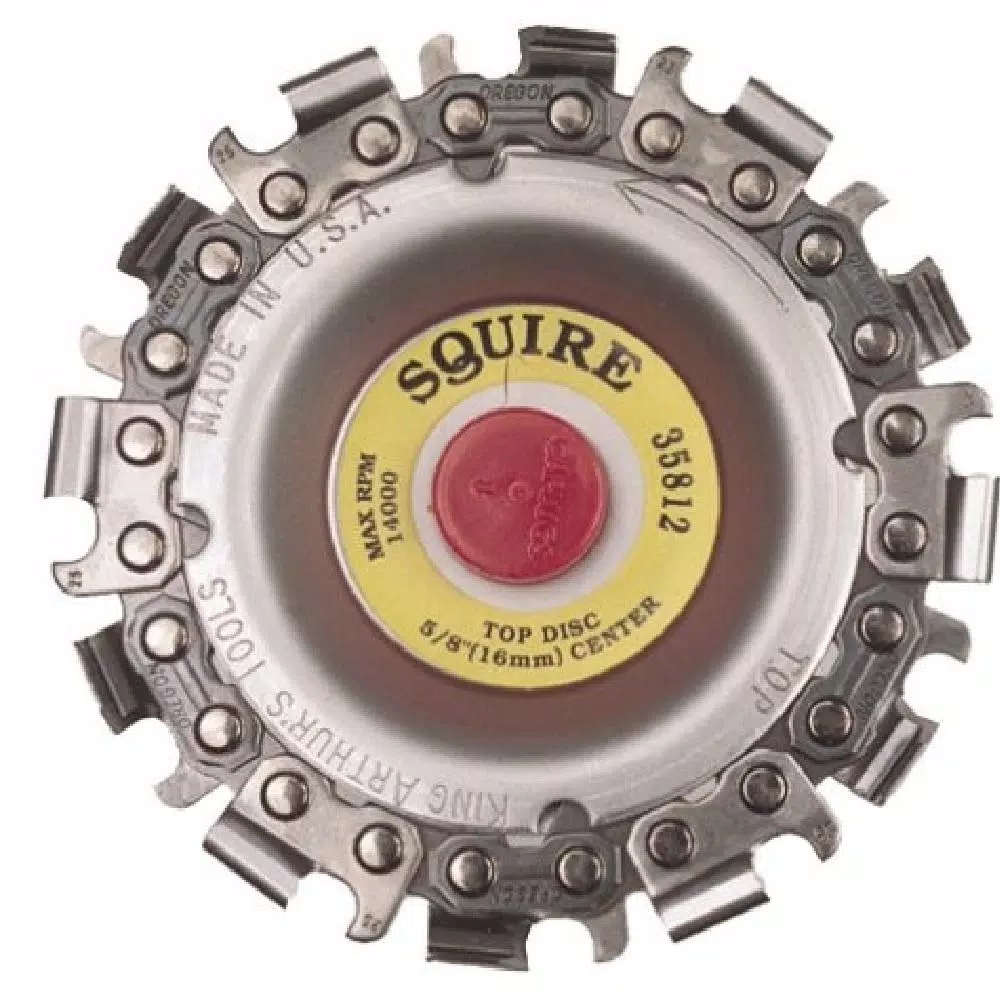 Hot Sale ⌛ King Arthur's Tools King Arthur’s Tools 3.5 In. 12-Teeth Steel Chainsaw Blade For Woodcarving ❤️