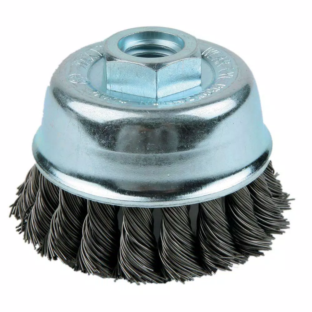 Brand new ๐ Lincoln Electric 3 In. Single Row Knotted Cup Brush ๐