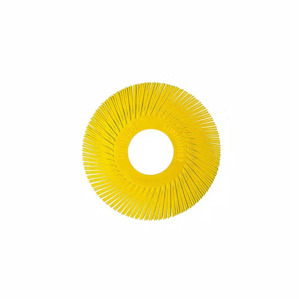 Buy 🤩 Dedeco Sunburst 6 In. 80-Grit TA Radial Discs 1 In. Arbor Coarse Thermoplastic Cleaning And Polishing Tool (40-Pack) 🛒