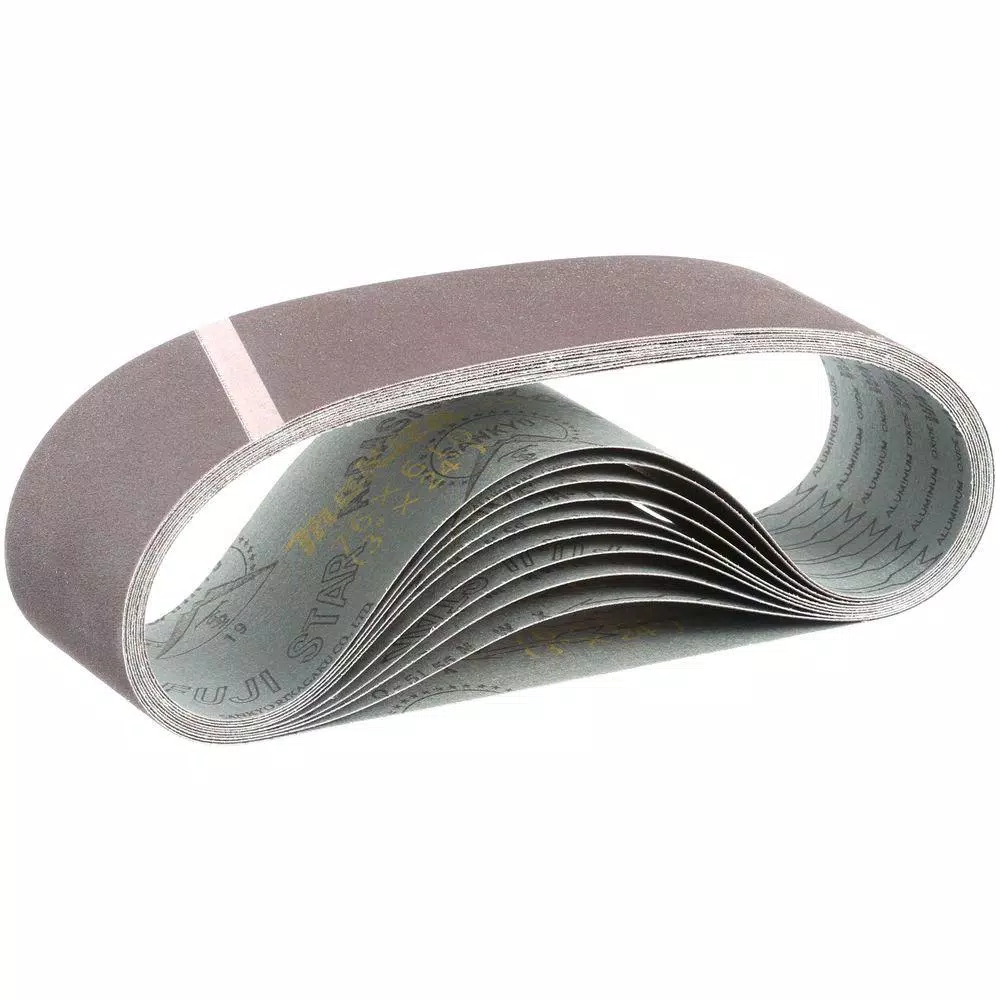 Promo 🌟 Makita 3 In. X 24 In. 120-Grit Abrasive Belt (10-Pack) 💯