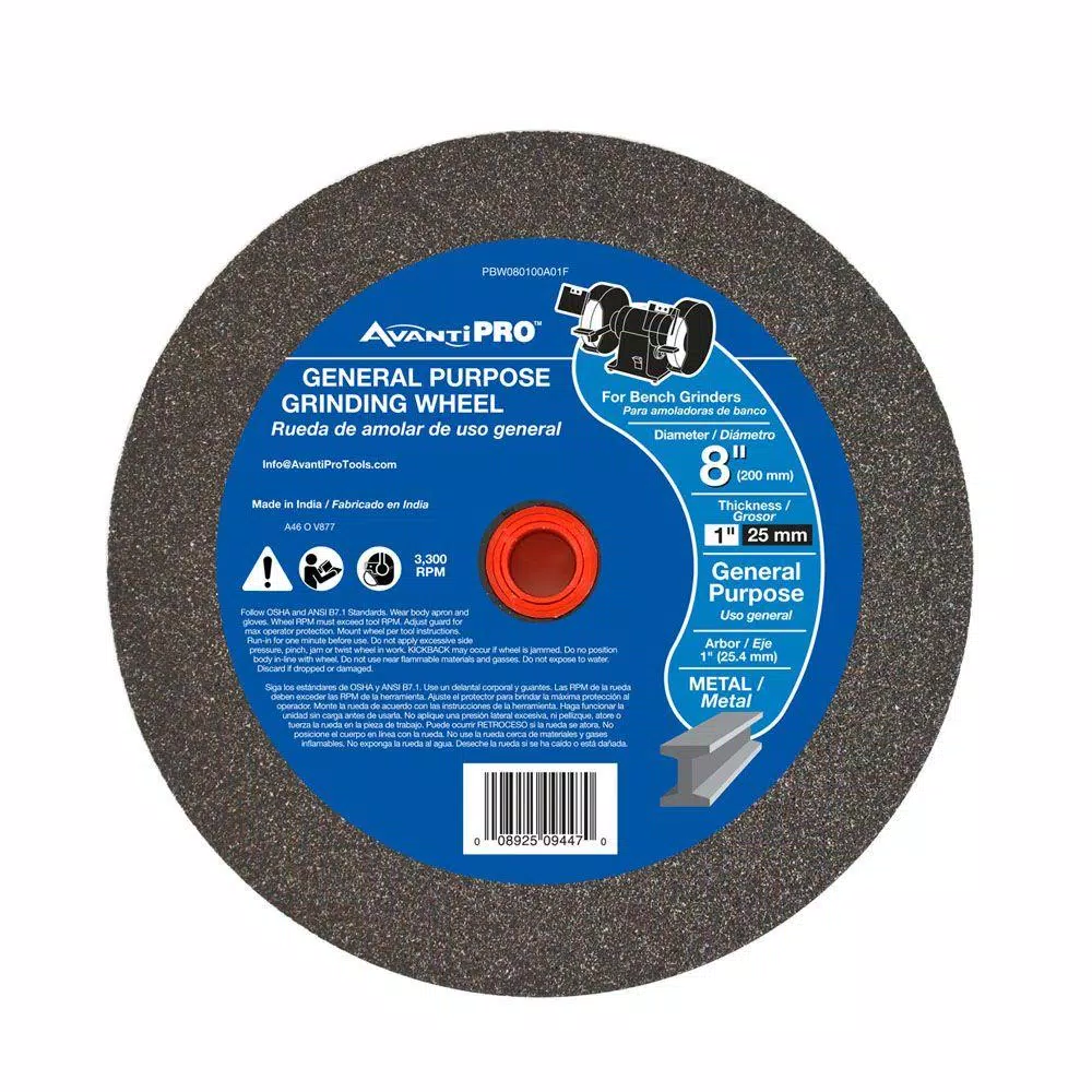 Best reviews of 🛒 Avanti Pro 8 In. X 1 In. X 1 In. General Purpose Bench Grinding Wheel 🤩