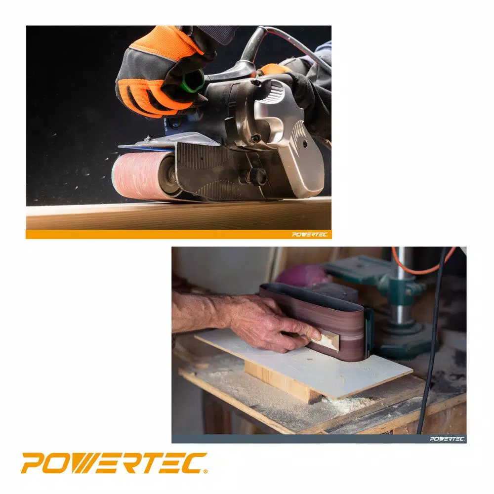 Hot Sale π POWERTEC 3 In. X 18 In. 80-Grit Aluminum Oxide Sanding Belt (10-Pack) π₯° 7 Hot Sale π POWERTEC 3 In. X 18 In. 80-Grit Aluminum Oxide Sanding Belt (10-Pack) π₯° - Image 5