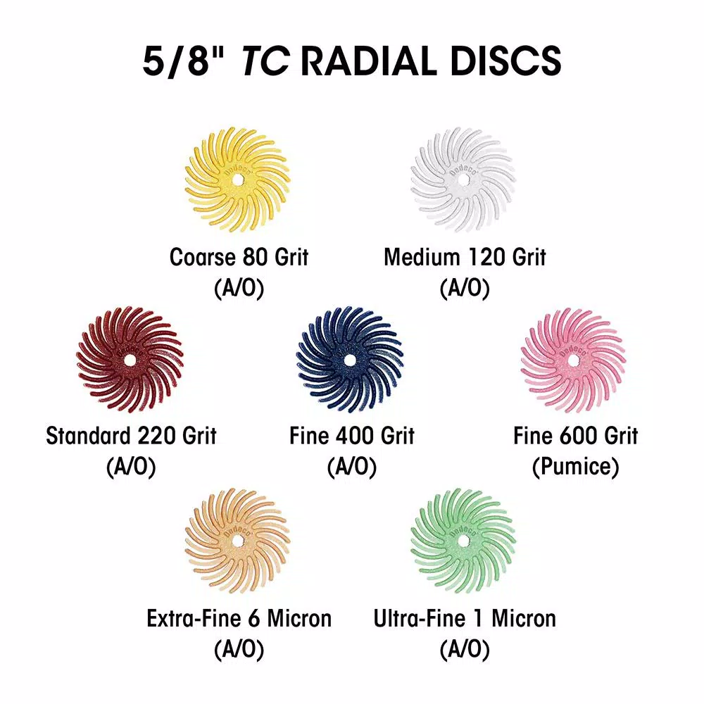 Promo ๐งจ Dedeco Sunburst โ 6 In. TC Radial Discs โ 1/2 In. Arbor โ Thermoplastic Cleaning And Polishing Tool, Fine 400-Grit (1-Pack) โจ 4 Promo ๐งจ Dedeco Sunburst โ 6 In. TC Radial Discs โ 1/2 In. Arbor โ Thermoplastic Cleaning And Polishing Tool, Fine 400-Grit (1-Pack) โจ - Image 2