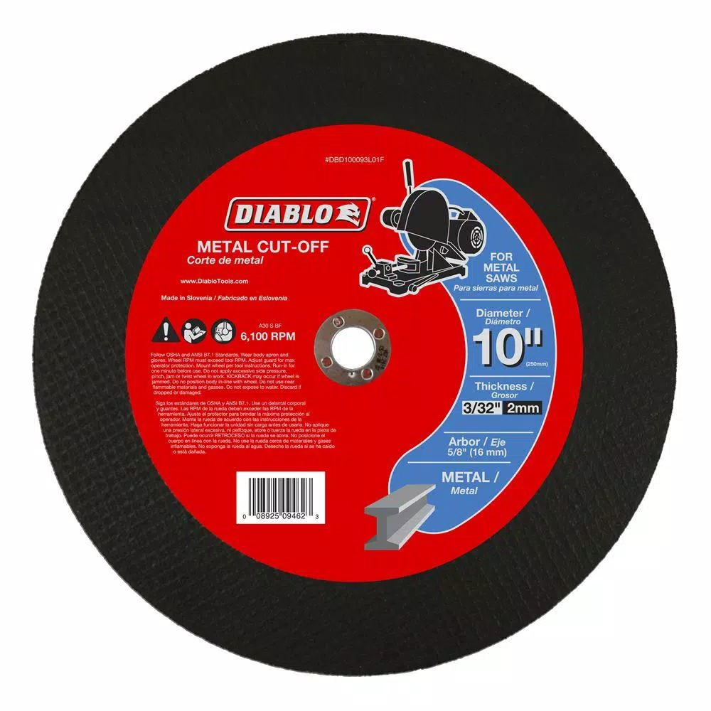 Discount π― DIABLO 10 In. X 3/32 In. X 5/8 In. Metal Cut-Off Disc (5-Pack) 𧨠1 Discount π― DIABLO 10 In. X 3/32 In. X 5/8 In. Metal Cut-Off Disc (5-Pack) 𧨠-Abrasives Sales Store unnamed file 947
