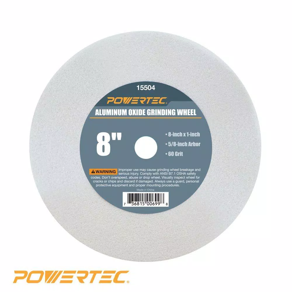 Top 10 ๐ POWERTEC 8 In. X 1 In. X 5/8 In. 60 Grit White Aluminum Oxide Grinding Wheel ๐ฏ 5 Top 10 ๐ POWERTEC 8 In. X 1 In. X 5/8 In. 60 Grit White Aluminum Oxide Grinding Wheel ๐ฏ - Image 3
